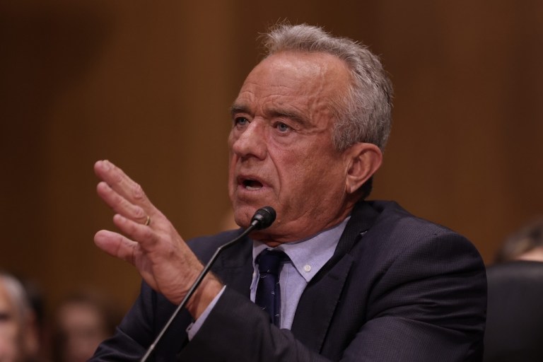 Health and Human Services Secretary Robert F. Kennedy Jr. testifies before the Senate Finance Committee on Sept. 4, 2025.