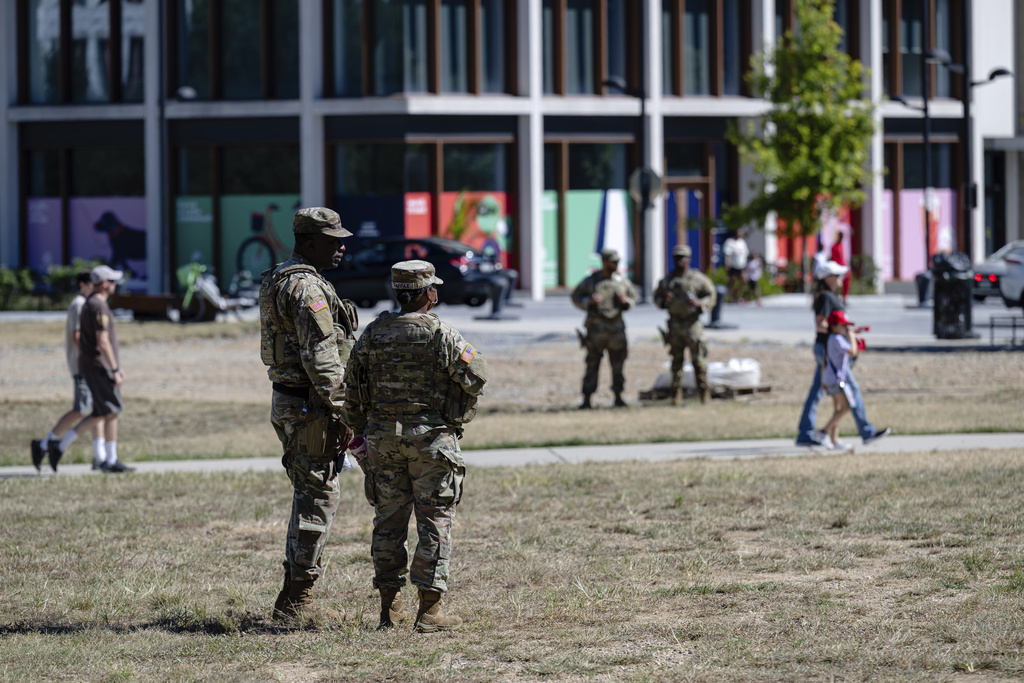 Man arrested after playing Darth Vader theme behind Guard troops, ACLU sues on his behalf
