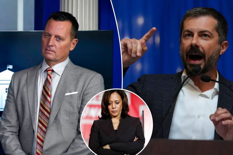 Grenell Harris Buttigieg collage