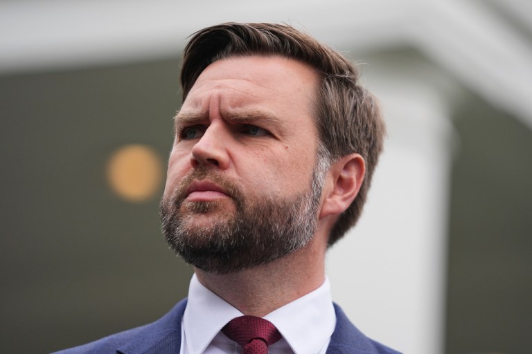 JD Vance outside the West Wing