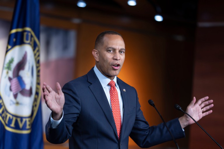 House Minority Leader Hakeem Jeffries (D-NY).