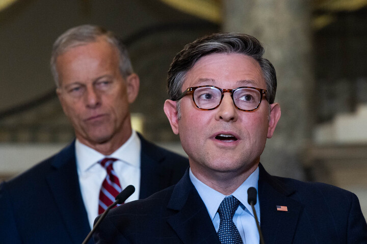 Johnson changes tune on ‘Arctic Frost’ funding bill provision after speaking to Thune