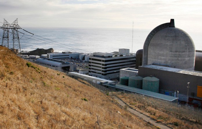 One of Pacific Gas & Electric's Diablo Canyon Power Plant's nuclear reactors in Avila Beach, Calif., is viewed Nov. 3, 2008. On Thursday, June 13, 2024, former state and federal officials joined environmentalists to spotlight soaring cost estimates for keeping the plant running beyond 2025. 