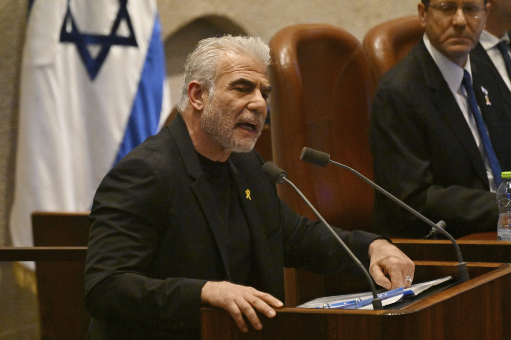 Israeli opposition leader Yair Lapid denounces ‘extremist and failed government,’ calls for ‘new direction’