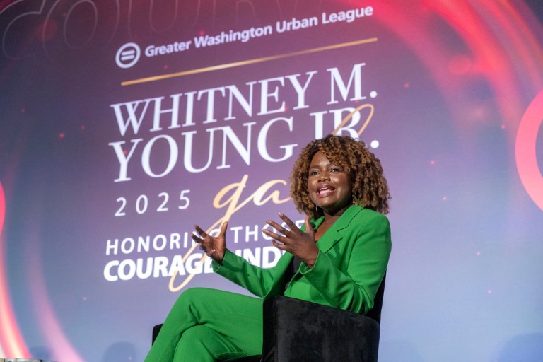 Former White House press secretary Karine Jean-Pierre.