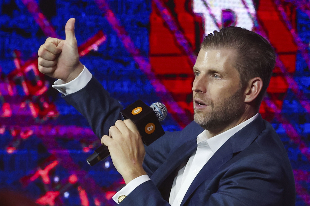 Eric Trump takes credit for Trump 2028 hats to ‘trigger’ mainstream media