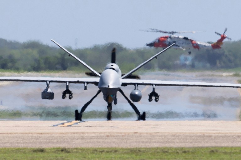 U.S. Air Force Drone on Puerto Rico base.