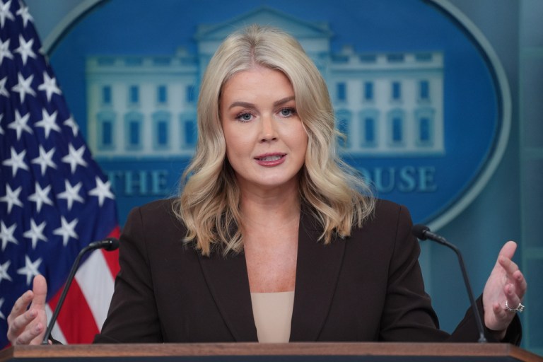 White House press secretary Karoline Leavitt suggested that President Donald Trump may symbolically recognize Palestine as a sovereign state, dependent on the results on ongoing peace talks between Israel, Hamas, and third party nations.