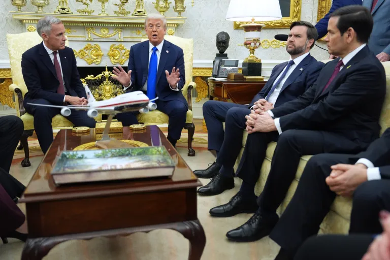 President Donald Trump suggested that he is considering some tariff relief for Canadian goods Tuesday afternoon.