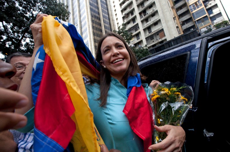 Venezuelan opposition leader María Corina Machado.