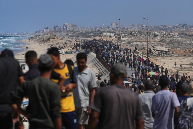 Gazan refugees Gaza City