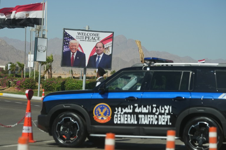 Police vehicle in Egypt