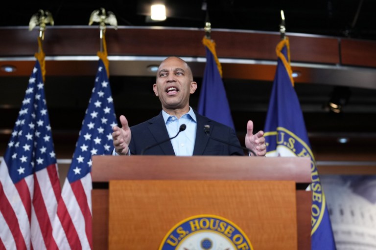 House Minority Leader Hakeem Jeffries (D-NY).