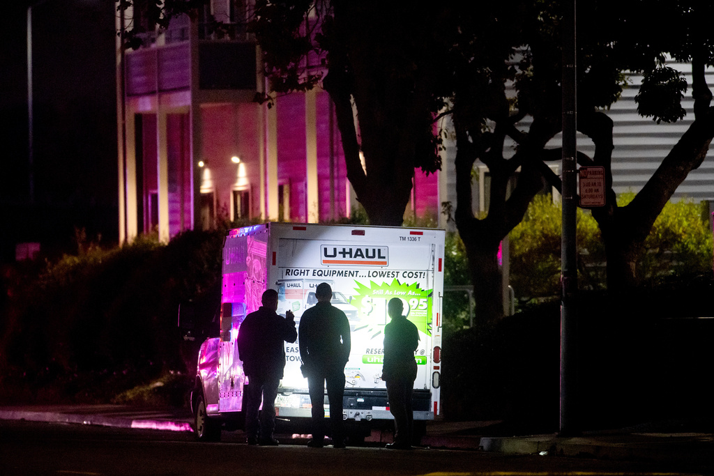 Truck driver shot by law enforcement after backing into Coast Guard base