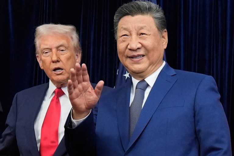 Xi Jinping and Donald Trump