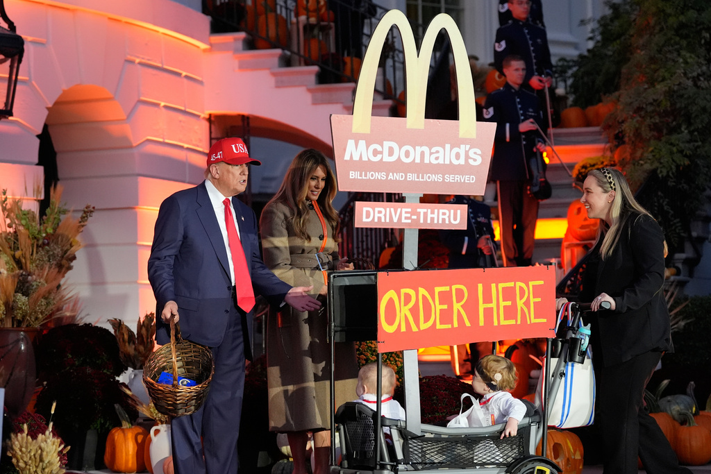 PHOTOS: White House Halloween event sees superheroes, princesses — and the McDonald’s drive-thru