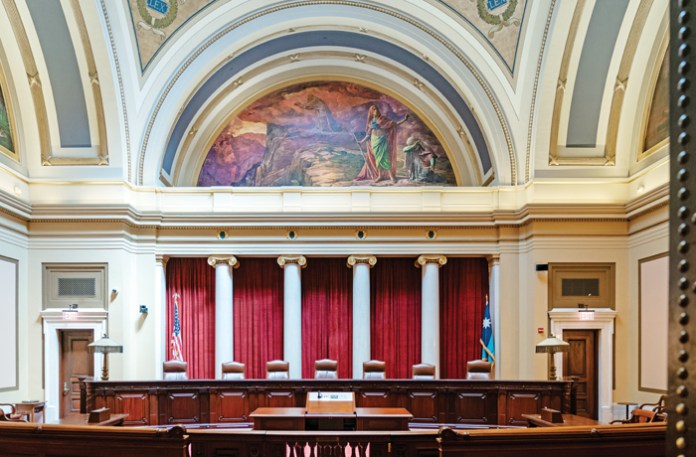 The chamber of the Minnesota Supreme Court. (Lorie Shaull)