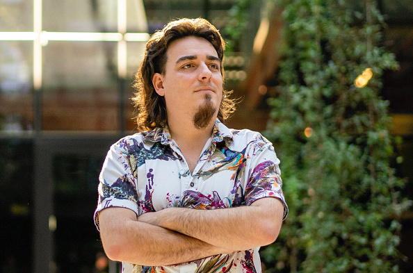 Palmer Luckey, founder of Anduril Industries, during an interview on 