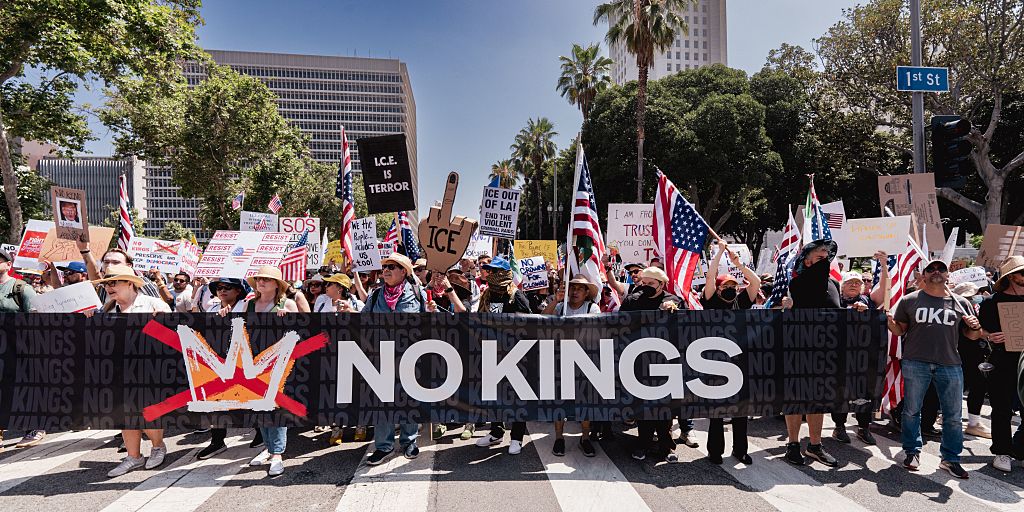 No Kings, no peace, no money, no way