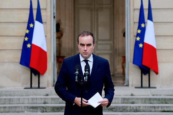 French outgoing Prime Minister Sébastien Lecornu.