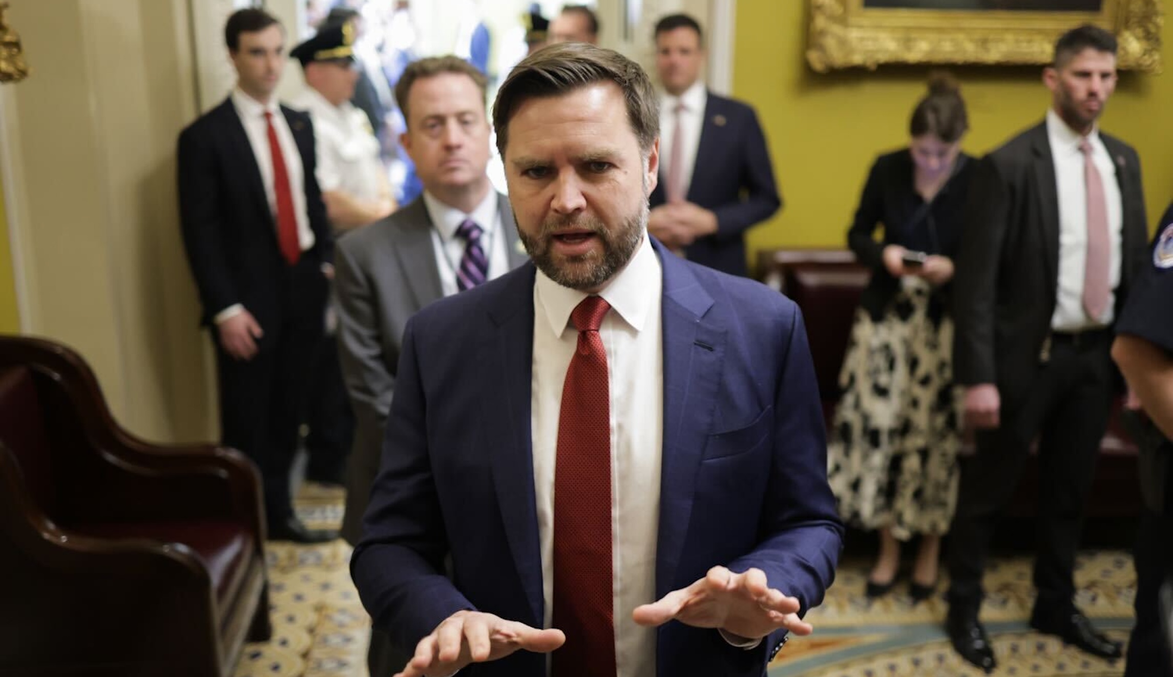Vance says troops to be paid despite shutdown but warns of ‘limited pot of money’ 