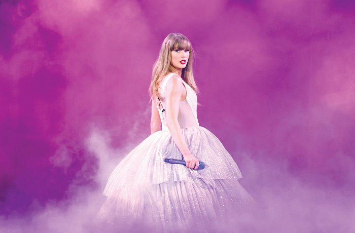 Taylor Swift performs during The Eras Tour in Indianapolis. (Kevin Mazur/TAS24/Getty Images for TAS Rights Management)