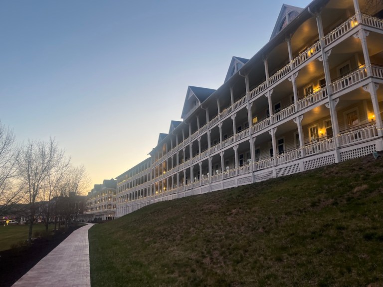 The Bedford Springs Hotel, in rural Bedford County, Pennsylvania, hosts events throughout October, including the fall festival, and has been rejuvenating economic prosperity and community pride since it reopened 20 years ago.