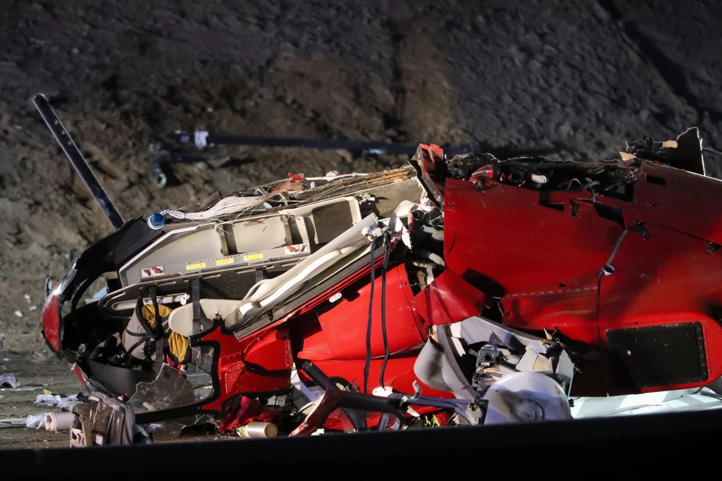 Three injured after medical helicopter crashes on Sacramento highway