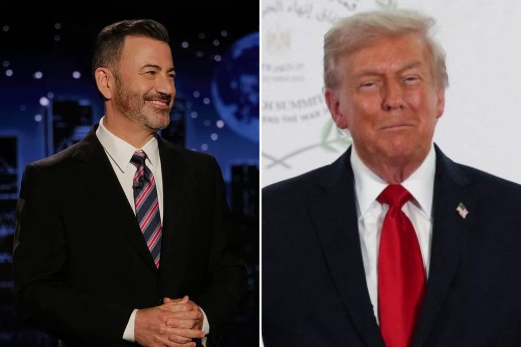 Jimmy Kimmel stuns viewers with compliment for Trump on Israel-Hamas peace deal