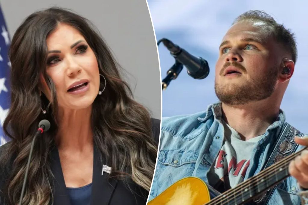 Kristi Noem blasts ‘completely disrespectful’ Zach Bryan song