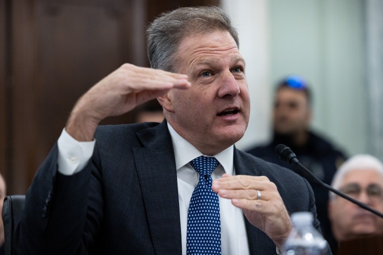 Former New Hampshire governor Chris Sununu, now leading Airlines for America, told senators the shutdown created a “24-hour nonstop logistical nightmare” for airlines as controller shortages tripled staffing-related delays.