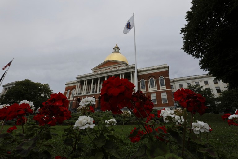 The Massachusetts State House in Boston.