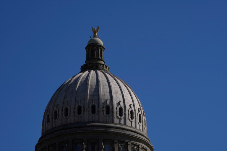 The Idaho state Capitol.