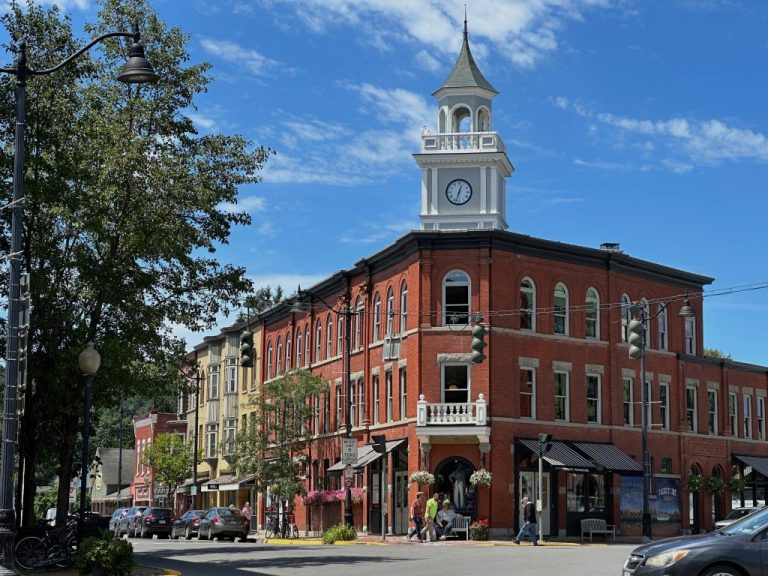 The main intersection of Hamilton, N.Y., on Friday, July 18, 2025.