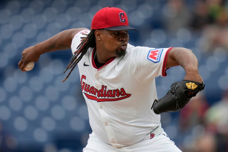 Cleveland Guardians pitcher Luis Ortiz.