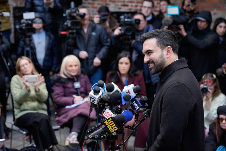 New York City Mayor-elect Zohran Mamdani.