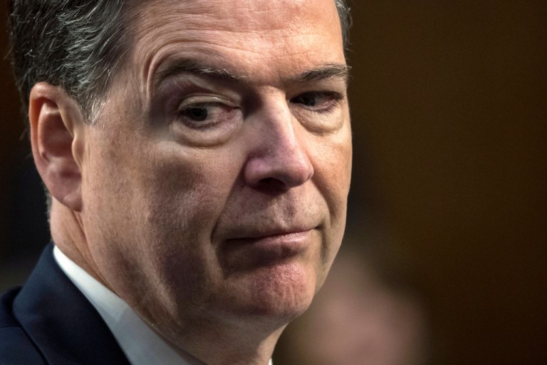 Former FBI Director James Comey.