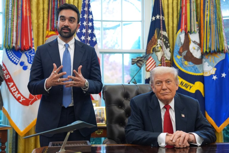 President Donald Trump and New York Mayor-elect Zohran Mamdani.
