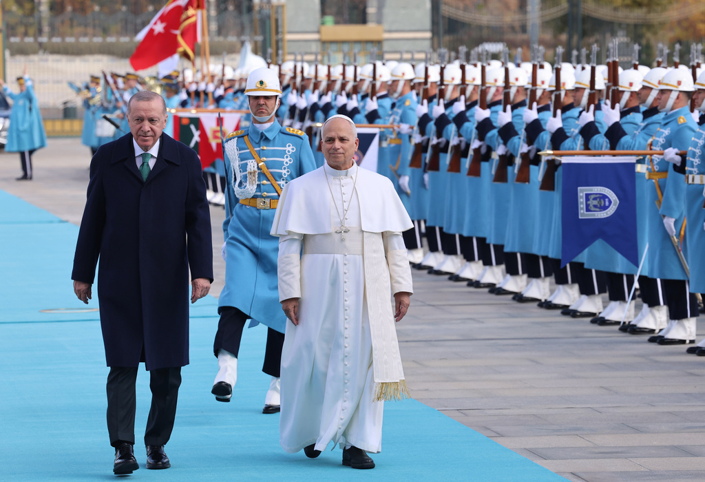Pope Leo XIV speaks in Turkey ahead of ecumenical meeting with Orthodox patriarch