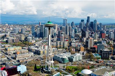 Seattle skyline.