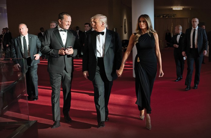 Richard Grenell, President Donald Trump, and First Lady Melania Trump at the Kennedy Center (Official White House Photo by Andrea Hanks)