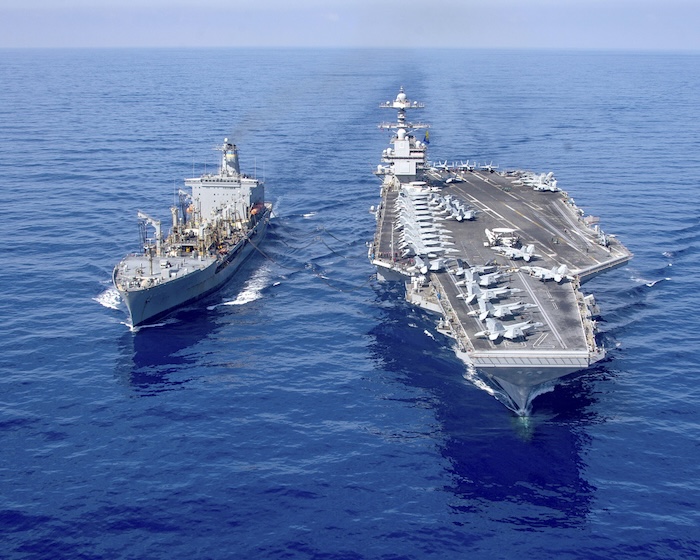 Ford aircraft carrier strike group reaches Caribbean, increasing already overwhelming US force