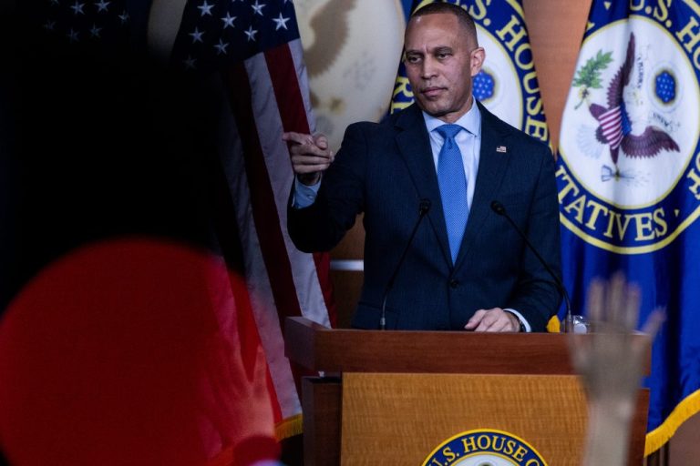 House Minority Leader Hakeem Jeffries (D-NY).