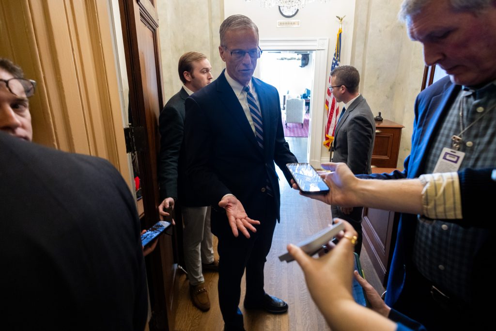Thune fields Senate GOP backlash over ‘Arctic Frost’ surveillance provision
