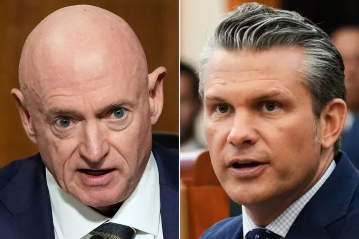Hegseth orders Navy to review ‘potentially unlawful comments’ by Mark Kelly in video to troops