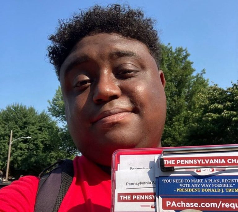 One of over 100 ballot chasers in Pennsylvania knocking on doors