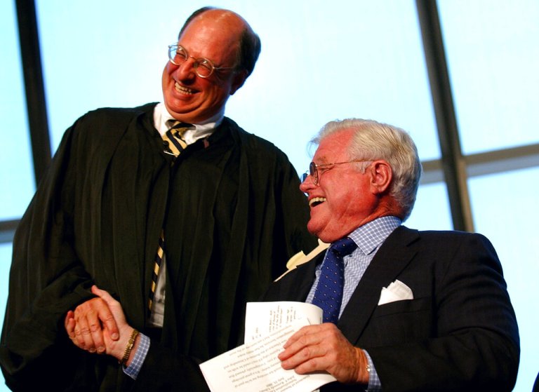 Wolf next to Sen. Edward Kennedy