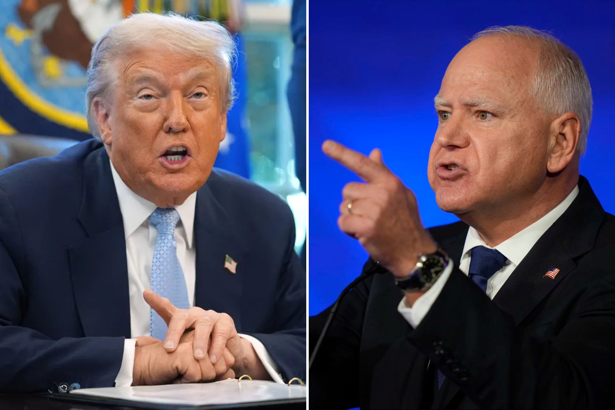 Tim Walz responds to jab from Trump with call to ‘release the MRI results’