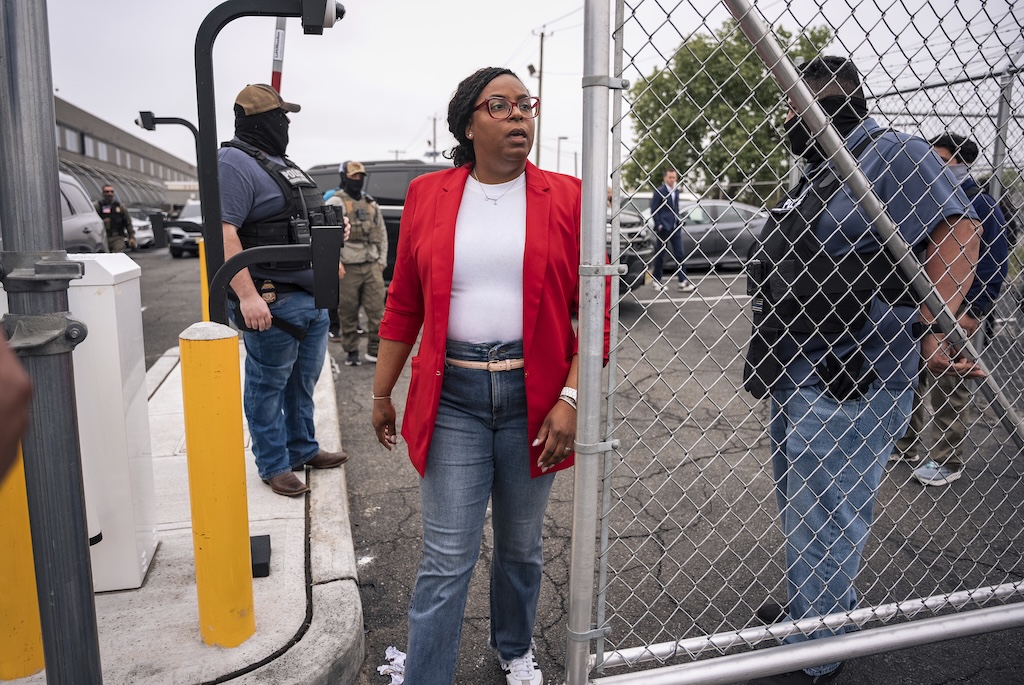 Rep. LaMonica McIver appeals ruling allowing immigration facility scuffle case to proceed