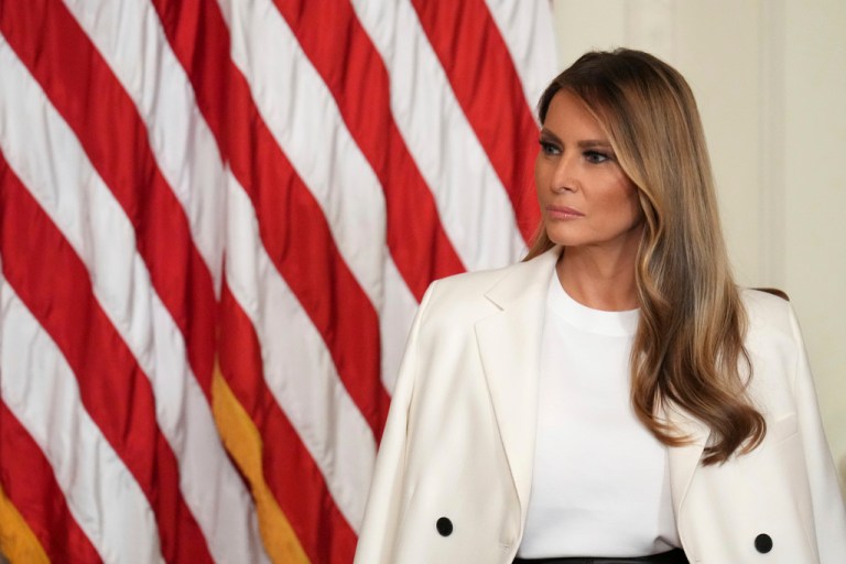 First lady Melania Trump.